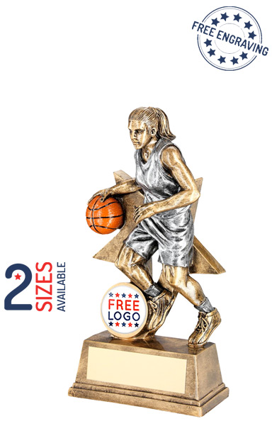 Female Basketball Resin Award- RF179