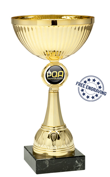 PQA Gold Presentation Cup with Metal Bowl (25cm) - ET350.61F