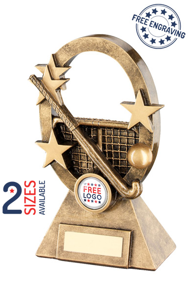 Oval Stars Series Hockey Resin Trophy- RF741