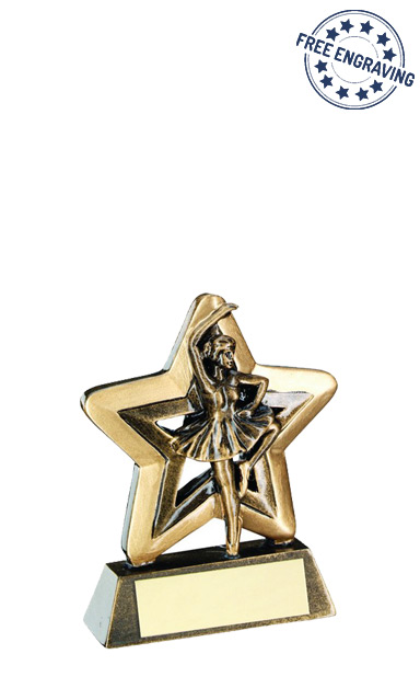 Ballet Mini Star Resin Trophy - RF473