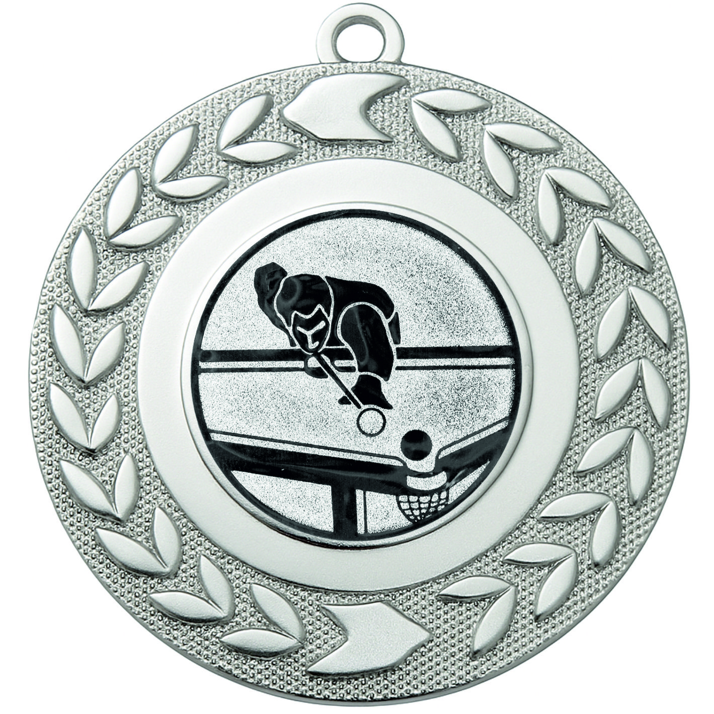 Force Pool Ribbon Silver Wreath Pool Medal - FREE Ribbon - BIE.M9460.02 | FREE Logo ...
