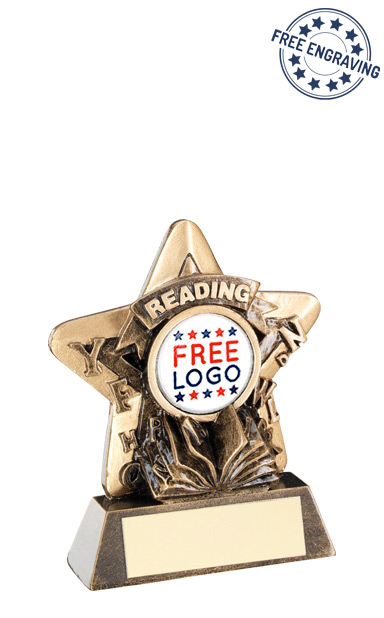 School Reading Mini Star Resin Award- RF408