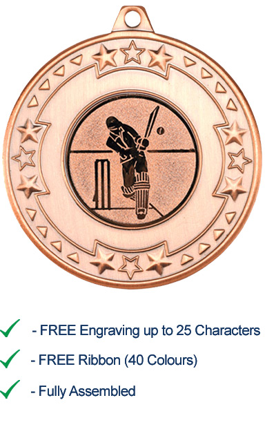 CRICKET MEDAL 1 - M69B - A1.112