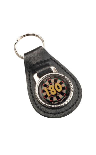 Leather Keyring with a Darts Insert - JR3-KF1