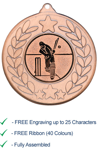 CRICKET MEDAL 9459B