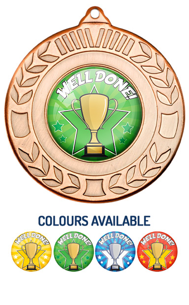 Bronze Well Done Medal- 9460B