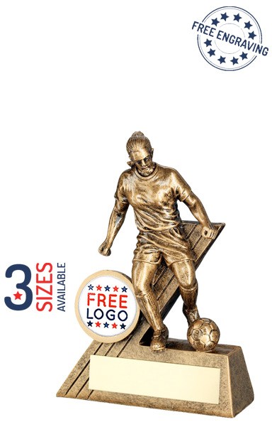 Female Football Player Resin Award - RF052