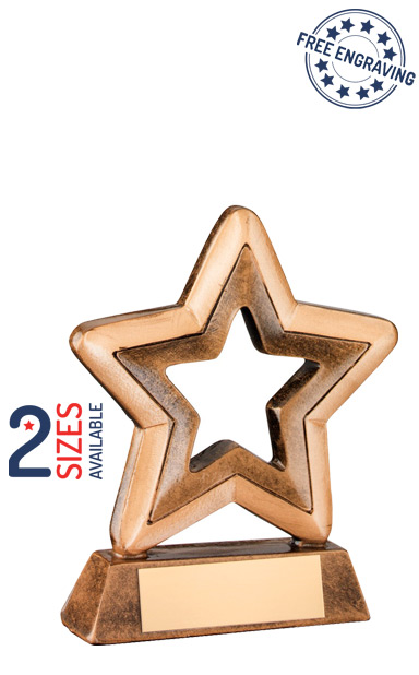 Participation Mini Star Resin Trophy- RF415