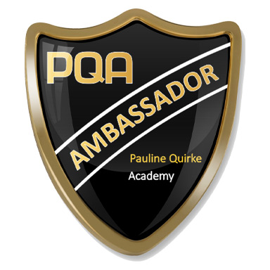 PQA BLACK AMBASSADOR SHIELD BADGE