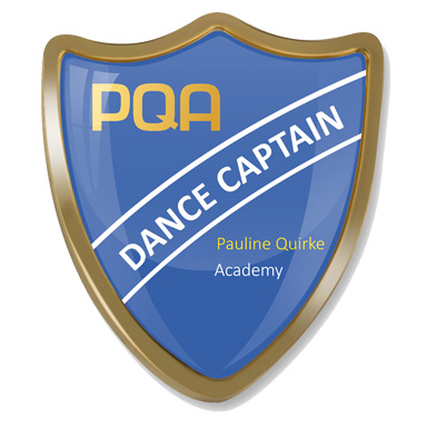  PQA BLUE DANCE CAPTAIN SHIELD BADGE